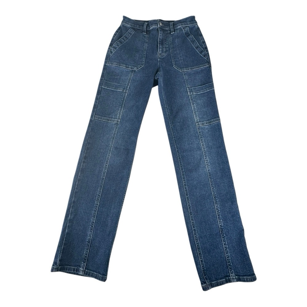 J. CREW Essential Straight Jeans In All-day‎ Stretch Women's Size 25